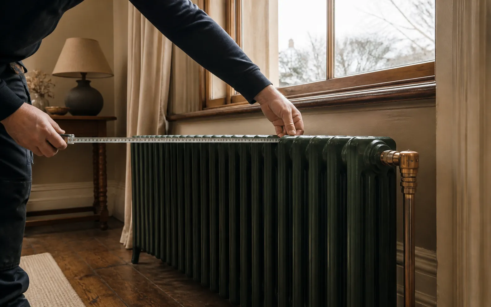 Free Radiator Size Calculator for UK Rooms planning scene